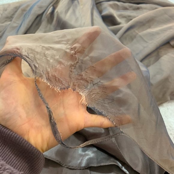 La femme ballgown embellished lace satin cocoa - Picture 8 of 8